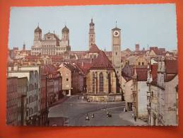 (1/5/70) AK "Augsburg" Jakobskirche, Rathaus Und Perlachturm - Augsburg