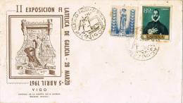 5208. Carta VIGO (Pontevedra) 1961, Exposicion. Derribo Puerta Gamboa - Storia Postale