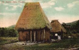 Native Huts Panama Types 1905 Postcard - Panamá