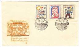 CZECHOSLOVAKIA - Year 1958. UNESCO. Commemorative Seal. FDC - Covers & Documents