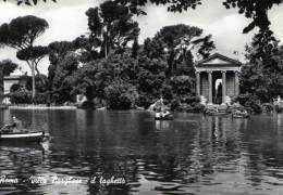 Bellissima Cartolina Anni 60 -  " Roma - Villa Borghese Il Laghetto " - Parks & Gärten