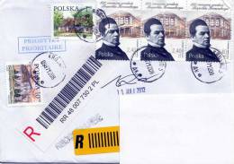 R-Brief Rumänien > Österreich, Schöne 5 Fach Frankierung - Lettres & Documents