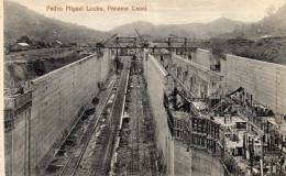 Pedro Miguel Locks Panama Canal Construction 1905 POstcard - Panamá