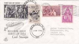 Regular Issue Series Of 1954 - First Day Of Issue -20 Jan 1958 - 1951-1960