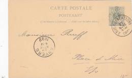 Belgium 1894 Used Postal Card C 36 - 1894-1896 Exposiciones
