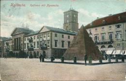 KARLSRUHE  - Rathaus Mit  Pyramide - Karlsruhe