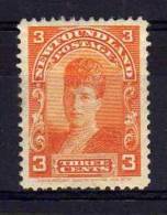 Newfoundland - 1898 - 3 Cents Definitive - MH - 1865-1902