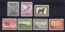 Newfoundland - 1941/44 - Pictorials (Part Set, Perf 12½) - MH - 1908-1947