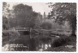 Cpsm 91 - Etréchy - Les Bords De La Juine - 1955 (9x14 Cm) - Etrechy