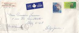 Canada 593 + 607 Obl. Sur Lettre - Lettres & Documents