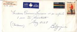 Canada 496 + 601 Obl. Sur Lettre - Storia Postale