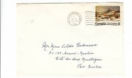 Canada 493 Obl. Sur Lettre - Storia Postale