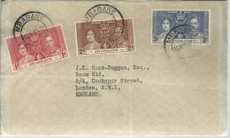 SWAZILAND CORONACION JORGE VI  A INGLATERRA 1937 MAT MBABANE - Swasiland (...-1967)