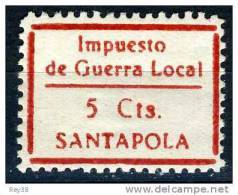 GUERRA CIVIL ZONA REPUBLICANA** SANTA POLA (ALICANTE). IMPUESTO DE GUERRA - Republikeinse Uitgaven