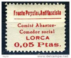 GUERRA CIVIL ZONA REPUBLICANA** LORCA (MURCIA). FRENTE POPULAR ANTIFASCISTA. - Republikanische Ausgaben