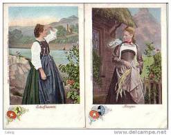 Svizzera Costumi N.2 Mint Postcards - Autres & Non Classés