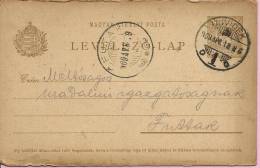 LEVELEZO-LAP, Ujvidek - Futtak , 1909., Hungary, Carte Postale - Storia Postale