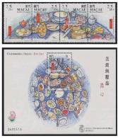 1999 MACAO Food 4v+MS - Ongebruikt