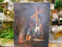 TABLEAU SCENE RELIGIEUSE - Huiles