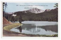 USA, CODY ROAD TO YELLOWSTONE NATIONAL PARK, SYLVAN LAKE, C1940s-50s Vintage Unused Postcard  [c2927] - USA Nationale Parken