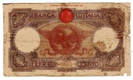 BILLET ITALIE - P.55b - 100 LIRES - 20/02/1941 - AIGLE - LOUVE ROMAINE - 100 Lire