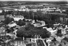 SAINTE-HERMINE VUE AERIENNE  L EGLISE ET LE CHATEAU - Sainte Hermine