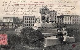 PARIS TOUT PARIS SQUARE DU PERE-LACHAISE LE DECLIN L AURORE - District 20