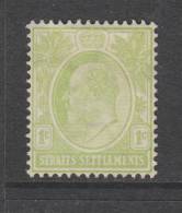 Yvert 92 (*) Neuf Sans Gomme - Straits Settlements