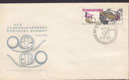 ## Czechoslovakia Ersttag Brief FDC Cover 1972 Tag Der Briefmarke Day Of Stamp Jour De Timbre - FDC