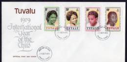 Tuvalu 1979 Year Of The Child FDC - Tuvalu (fr. Elliceinseln)