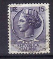 R403 - REPUBBLICA , Il 15 Lire Fil Stelle 1 Per Macchinette (Carraro N. 325). - Variedades Y Curiosidades