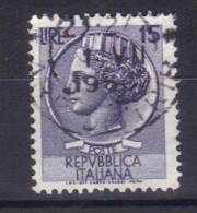 R409 - REPUBBLICA , Il 15 Lire Fil Stelle 1 Per Macchinette (Carraro N. 325). - Variétés Et Curiosités