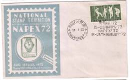 Watch, ***" Aim At Perfection", On Cricket Stamp, Clock, Exhibition Cover 1972, India - Clocks