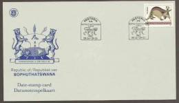 Bophuthatswana - 1983 - Bop Expo - Date-Stamp Card - Leopard Date Stamp - Bophuthatswana