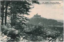 Dabo - Vue De La Hoube Sur Le Château Et La Chapelle St Léon - Dabo