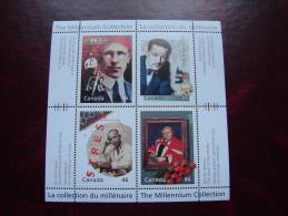 CANADA - 2000 - Collection Du Millénaire - Bloc Feuillet - "Pionniers Du Monde Musical" - ** - TTB - Ungebraucht