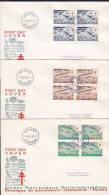 Finland Ersttag Brief FDC Cover 1955 Fische Fish Tuberkulose Tuberculosis In 4-Block !! - FDC