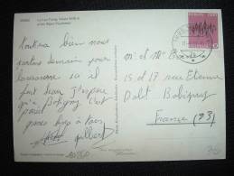 CP POUR LA FRANCE TP EUROPA 30 OBL. 11-8-72 VOUVRY - Lettres & Documents