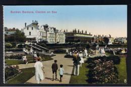 RB 901 - Early Postcard - Sunken Gardens - Clacton-on-Sea Essex - Clacton On Sea