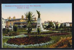 RB 901 - Early Postcard - Gardens Of Remembrance & War Memorial  - Clacton-on-Sea Essex - Clacton On Sea