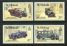 ST-HELENA - 1989 - 1ers Véhicules Sur L'Ile - 4v Neufs - Mnh - Sainte-Hélène