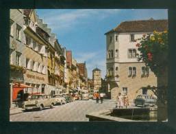 CPSM - Wangen I. Allgau - Herrenstrasse Mit Ravensburger Tor ( Automobile Volkswagen Combi Coccinelle Renault Dauphine . - Wangen I. Allg.