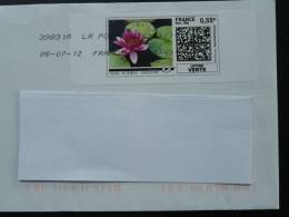 Fleur De Lotus Blossom Bouddhisme TPP Sur Lettre Electronic Stamp On Cover Ref 1744 - Buddhism