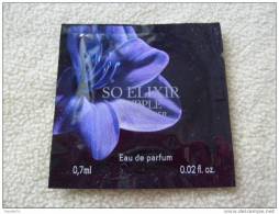 Echantillon So Elixir Purple Yves Rocher Eau De Parfum 0.7ml - Perfume Samples (testers)