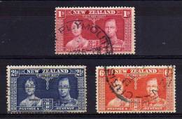 New Zealand - 1937 - Coronation - Used - Usati