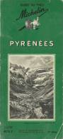 GUIDE DU MICHELIN PYRÉNÉS - ÉTE 1959EN BUENA CONSERVACIÓN. - Cartes Géographiques