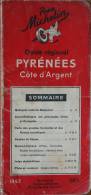 Guide Rouge Michelin Pyrénées Côte D´Argent 1942 - Michelin (guide)