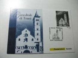 Cattedrale Di Trani Annullo Primo Giorno Cartolina Postale Poste Italiane - Trani