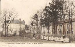 VILLEPREUX - Asile Crozatier - Oeuvre De Mlle. Bonjean (Carte Animée, Légèrement Colorée, Bon état) - Villepreux