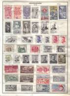CZECHOSLOVAKIA    Collection Of  Mounted Mint And Used As Per Scan. (2 SCANS) - Collections, Lots & Series